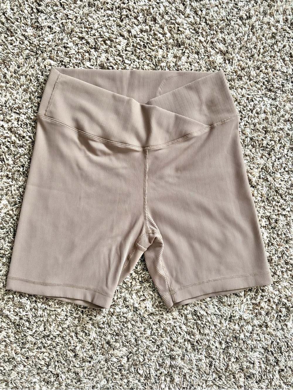 Rae Mode Ribbed V-Waist Biker Shorts